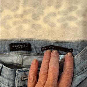 Banana Republic Mid-Rise Skinny Jeans in Light Blue